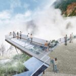 【ガラス張り展望台?】箱根の大涌谷に絶景新名所「ちきゅうの谷」