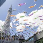 東京スカイツリーにこいのぼり1000匹?wwこれは圧巻やんww