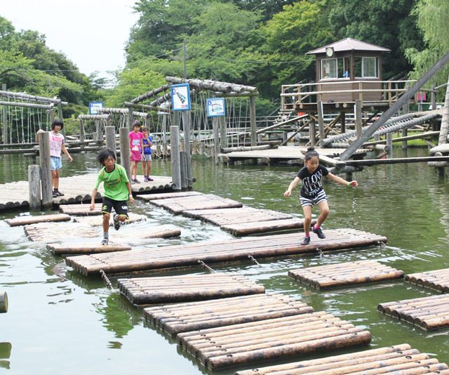 【悲報】野田市「清水公園アスレチック」びしょ濡れ確定!www