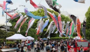 藤沢市「白旗神社」で見つけた、100匹の鯉のぼりの魅力を体験!
