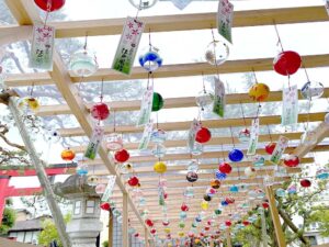 五泉八幡宮の風鈴祭『夏詣 七夕風鈴祭☆天の川巡り』6/30より！