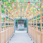 山形県、熊野大社で想いを風鈴に吊るし、祈願祭「かなで」開催