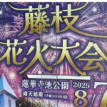 静岡「第45回藤枝花火大会」8月7日開催!蓮華寺池公園にて!