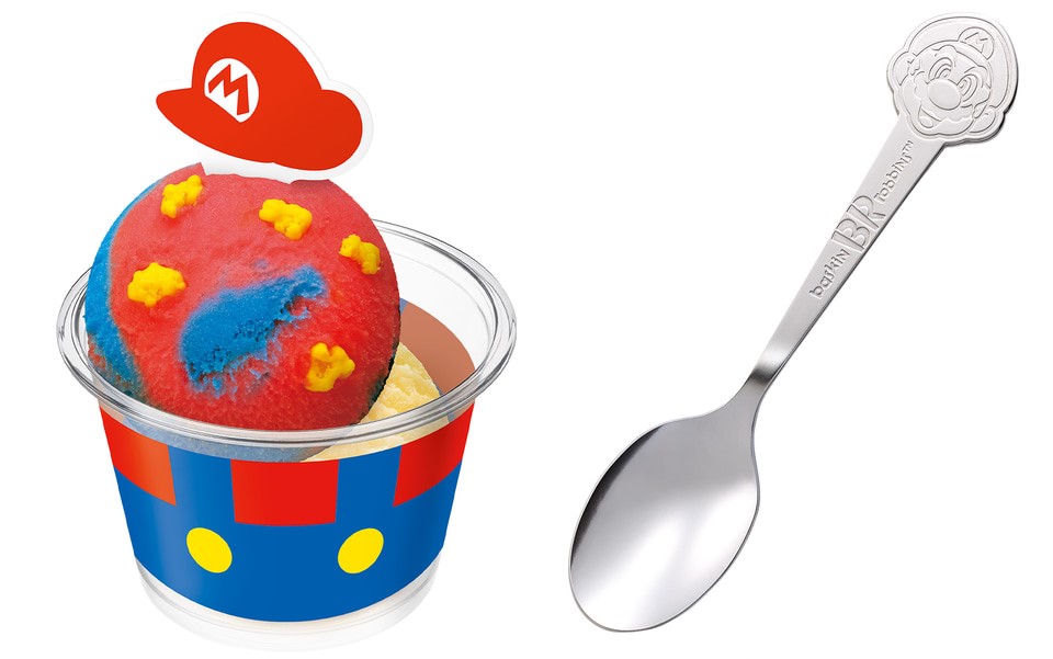 サーティワンxマリオコラボ!スプーン付きアイスも登場www