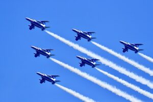 ブルーインパルス、宮城県「松島海岸」で展示飛行実施！7/21