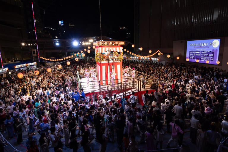 東京「六本木ヒルズ盆踊り2025」都内最大級の盆踊り開催！8/22～