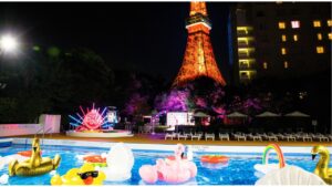 東京プリンスホテル「CanCamナイトプール」営業中！9/21まで