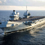 浦賀水道へイギリス空母が入航、横須賀基地へ寄港!8/12