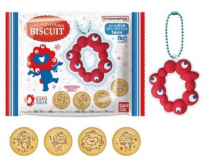 「ミャクミャク」のマスコット付きビスケットが登場！8/25～