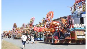 旧柏崎小跡で「八戸三社大祭」の山車展示、8/15日まで開催！