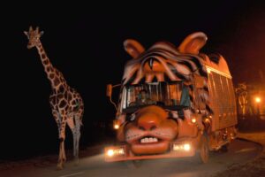 富士サファリパークの「ナイトサファリ」～8/31まで開催中！