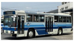 【悲報】岡電バス、35年間現役の最古参バスがついに引退へ！