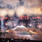 千葉・市川の花火大会、「ダイヤモンド富士」でギネス記録達成!