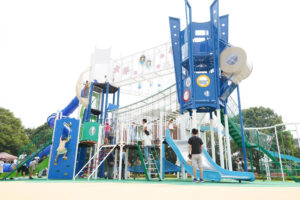 【朗報】富士宮「外神東公園」に県内最大級の大型遊具が登場！