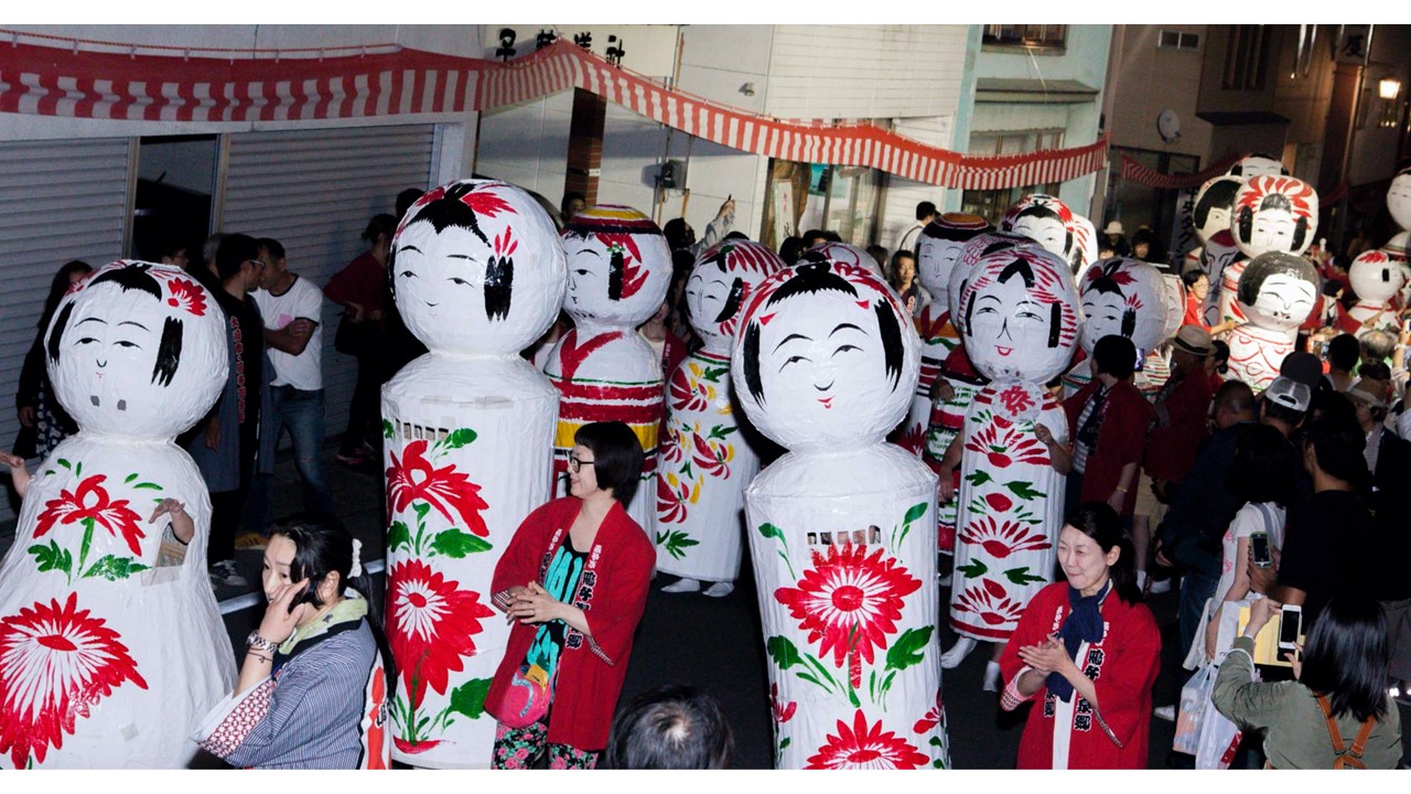 宮城県、鳴子の夏の風物詩「第70 回 全国こけし祭り」9/5~開催