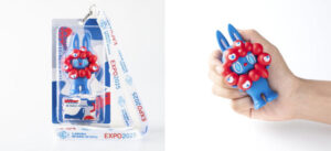 抽選販売「ラブブ」×「ミャクミャク」夢のコラボフィギュア！