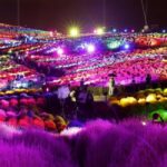 茨城「国営ひたち海浜公園」4万本のコキアがライトアップ 9/12~