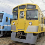 近江鉄道、乗れる検査用車両！西武イエロー「ドクターガチャコン」