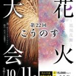 鴻巣市「第22回 こうのす花火大会」2万発とドローンの共演!