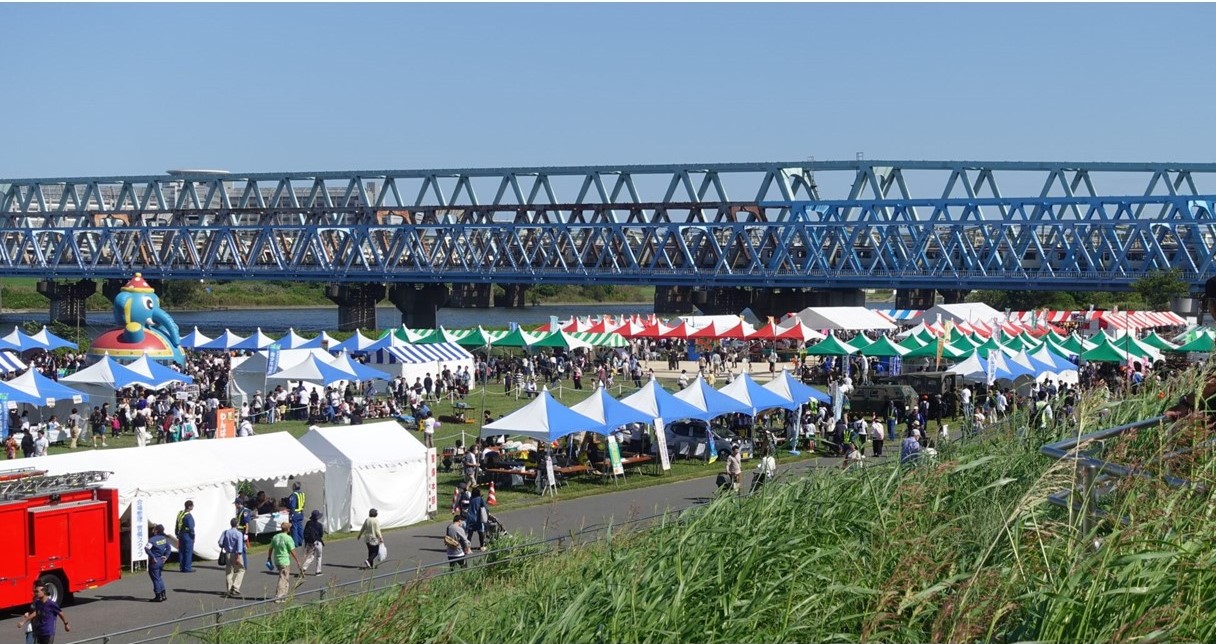 荒川河川敷・虹の広場「あだち区民まつりA-Festa」10/11~開催!