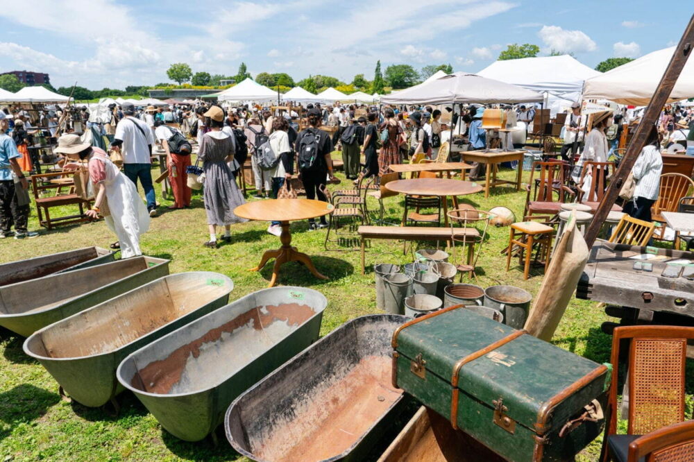 万博記念公園で「Vintage Market－万博蚤の市－」開催！10/24～