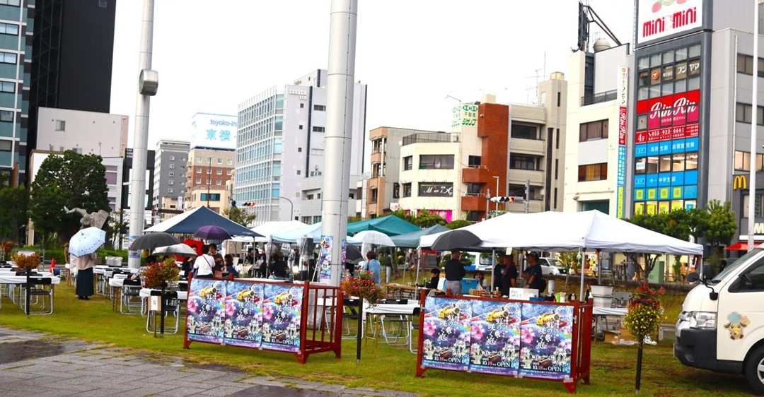 沼津駅北口「伊豆オクトーバーフェスト」お酒と音楽の祭典!