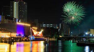 東品川「秋の運河花火まつり」8千発が秋の夜空に咲く！10/11～