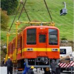 東武鉄道8000系、蔵王ロープウェイ「蔵王山麓駅」駐車場で展示！