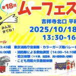 武蔵野消防署「第18回ムーフェスタ in 吉祥寺駅北口平和通り」