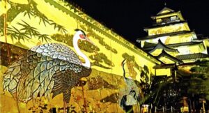 福島「鶴ケ城 天守閣」再建60年記念プロジェクションマッピング