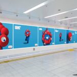 大阪市内の主要駅に、巨大なミャクミャクスポットが順次出現！