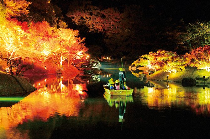 広島「三景園もみじまつり」開催中！紅葉ライトアップや体験企画も
