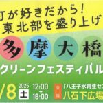 八王子水再生センター「多摩大橋クリーンフェスティバル」開催！11/8