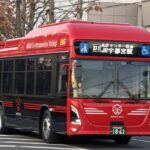 「国産EVバス」宇都宮でデビュー！鮮やかな赤い車体、19日から運行