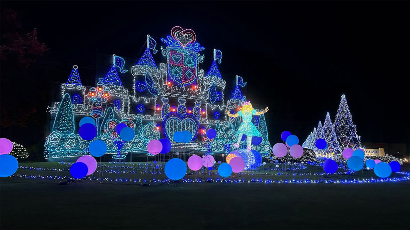 佐久市「樫山工業イルミネーション」今年は「不思議の国のアリス」です！