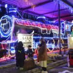 北海道釧路市「釧路製作所」敷地で、SLイルミネーション開始！