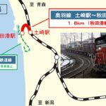 JR貨物「秋田港線」を2026年7月1日で廃止！貨物運行に需要見込めず