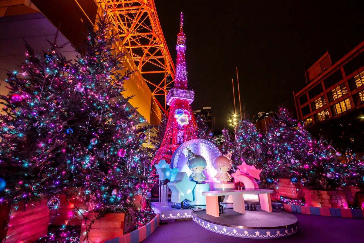 東京タワーがキキ＆ララカラーに「ウィンターファンタジー」開催中！