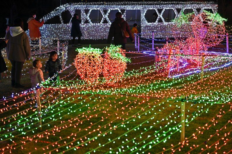 栃木「まちの駅新鹿沼宿」イルミネーション!20万球で鹿沼名物を表現