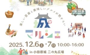 小田原に新たな風物詩「第1回 小田原城マルシェ」12月6～ 開催！