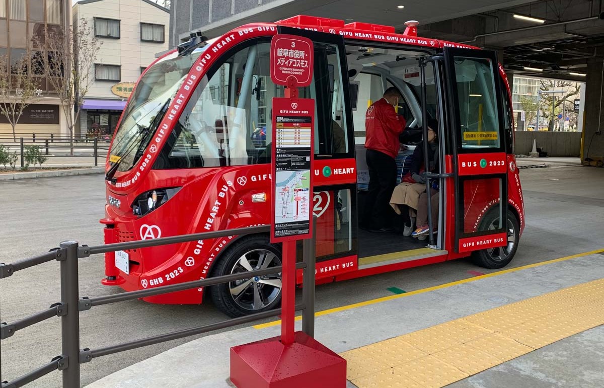岐阜市の自動運転バス「GIFU HEART BUS」に新型が追加!1/17~