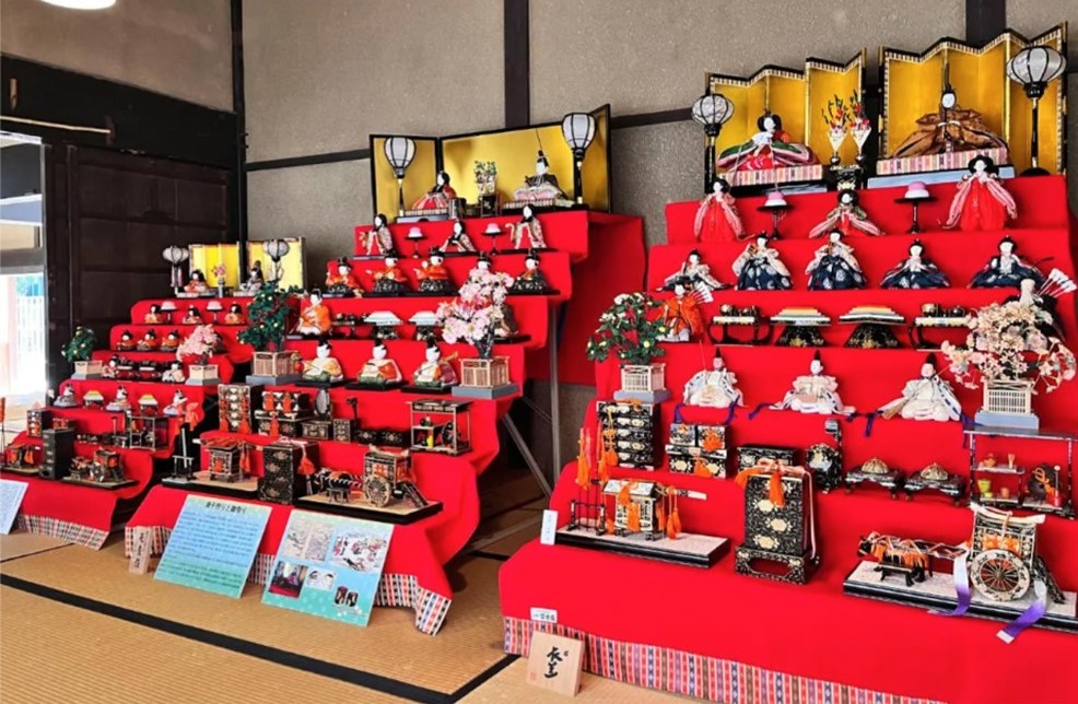 東大阪・旧河澄家で「桃の節句展~古民家の雛飾り」3/6日まで開催