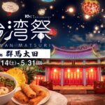 イオンモール太田「台湾祭 in 群馬太田 -台南ランタン祭-」開催！3/14日～