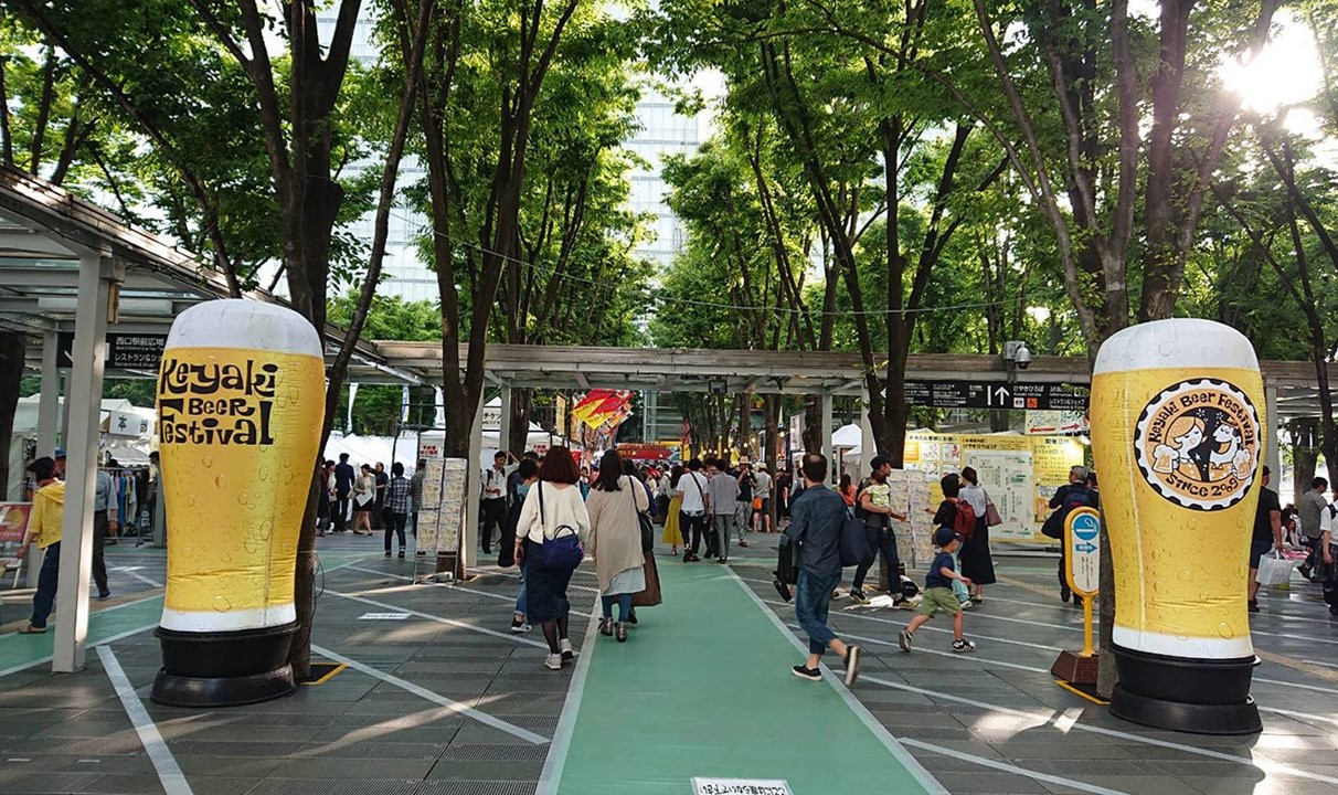 さいたま新都心「けやきひろば 春のビール祭り」開催！5/13日～