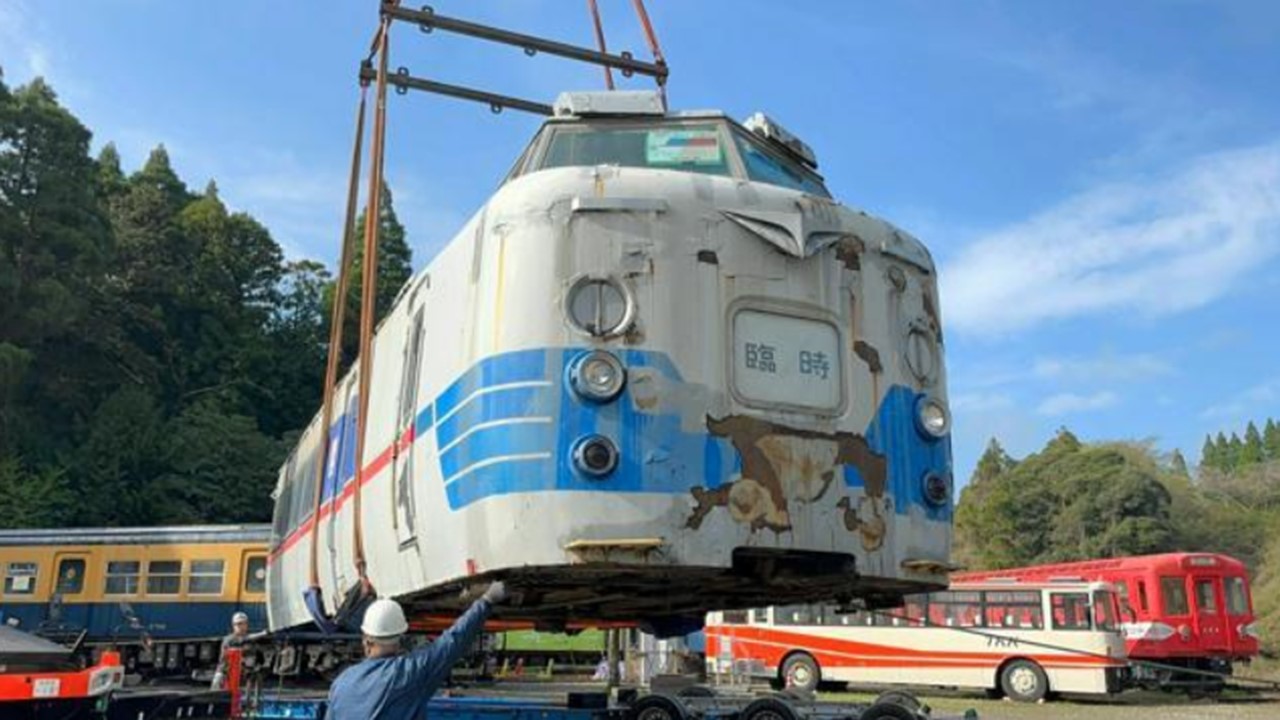 特急「781系ライラック」クラファン成功で解体回避！5/2日～いすみ市で公開へ