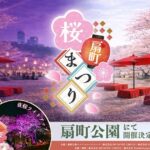 大阪梅田・扇町公園で春恒例の「扇町桜まつり」開催！4/3日～5日