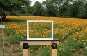 埼玉・長瀞町の花の里で、ハナビシソウが見頃です！フォトスポットも