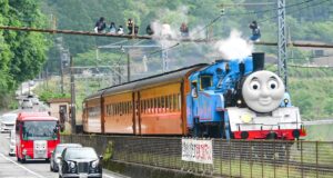 大井川鉄道でトーマス号の今期運行開始!パーシー号との共演も 5/30日~