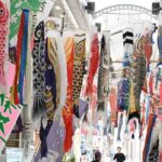 横須賀・久里浜の商店街で、100匹以上の鯉のぼりを展示中！