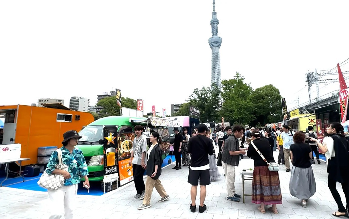 隅田公園に15カ国超の料理や文化集結「世界グルメフェス」開催！6/6日～